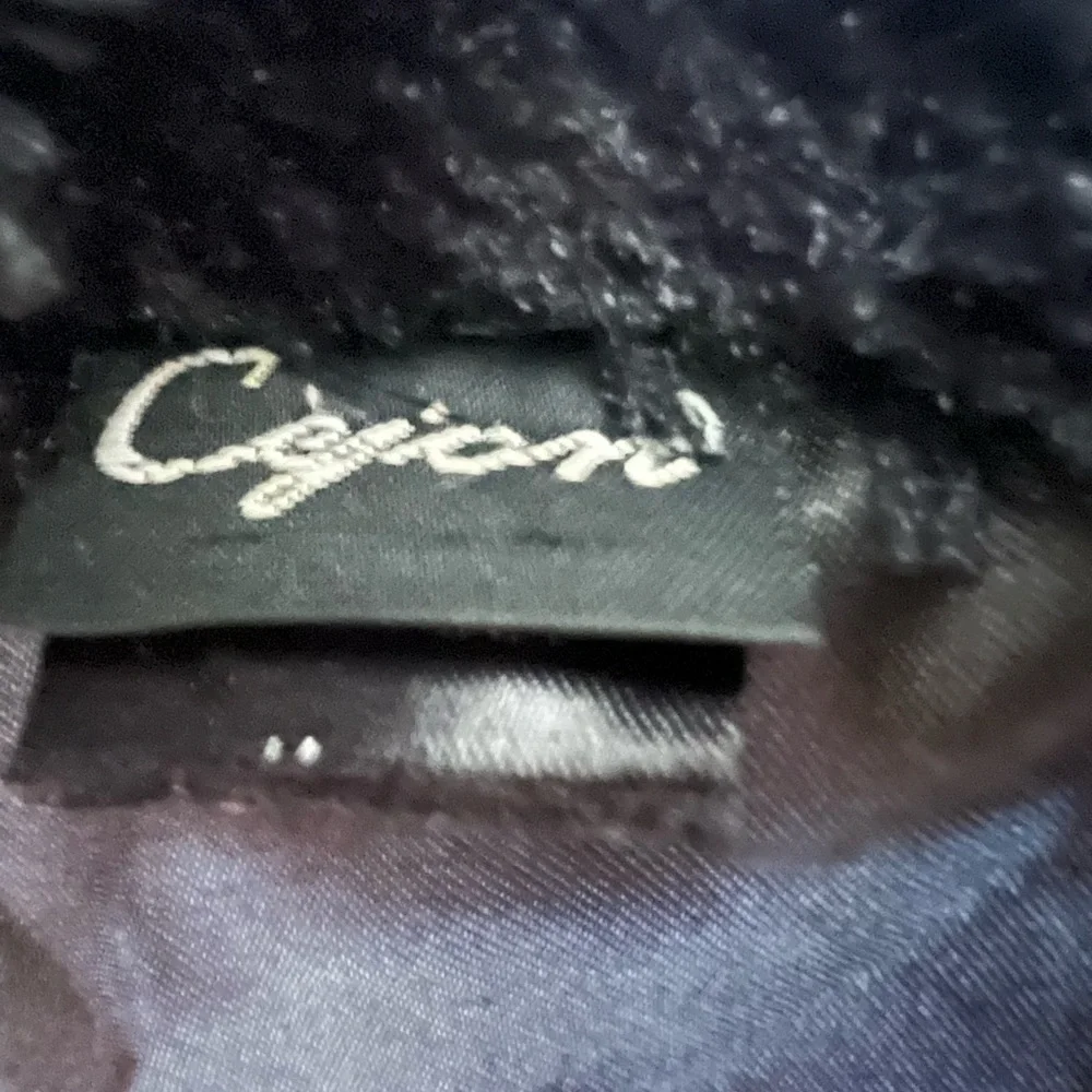 cejon faux fur black vest zipper Womens m medium - Picture 2 of 3